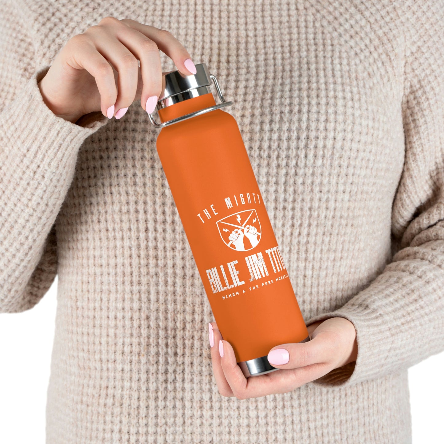 Billie Jim Titus Copper Vacuum Insulated Bottle, 22oz