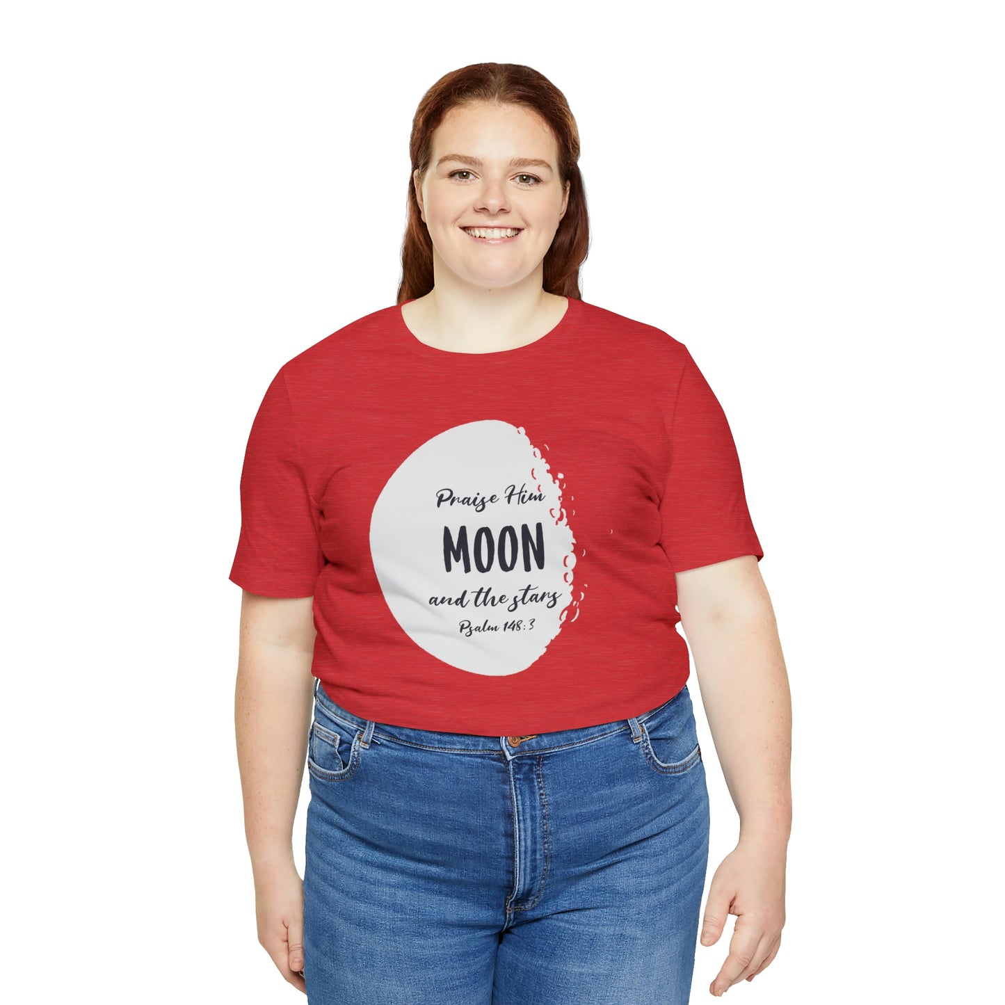 The Moon Unisex Jersey Short Sleeve Tee