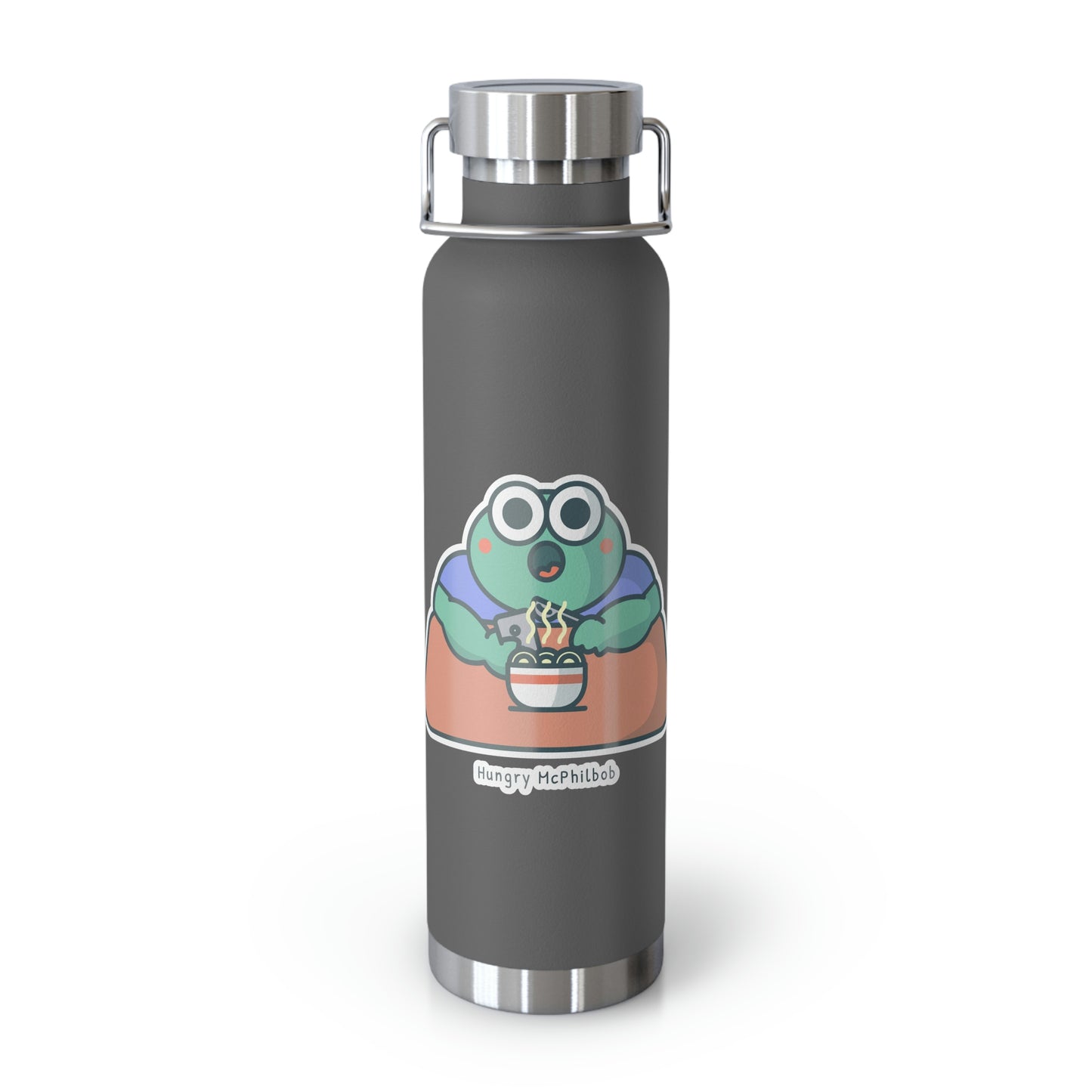 Hungry McPhilbob Copper Vacuum Insulated Bottle, 22oz