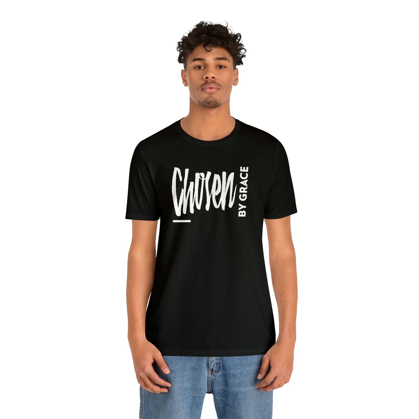 Chosen By Grace Sideways Unisex Jersey Short Sleeve Tee