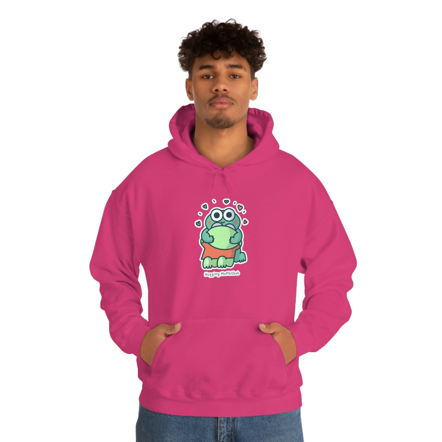 Hugging McPhilbob Unisex Heavy Blend™ Hooded Sweatshirt