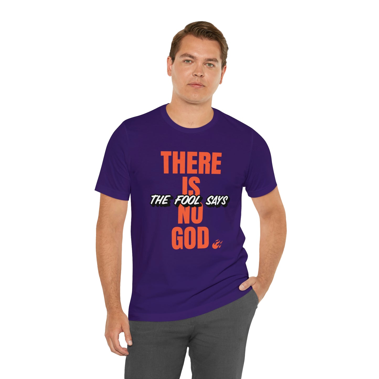 The Fool Says Unisex Jersey Short Sleeve Tee