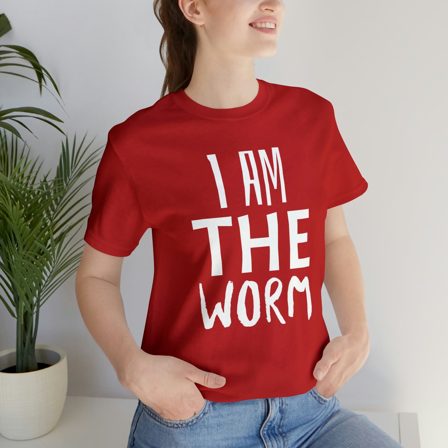 I Am The Worm Unisex Jersey Short Sleeve Tee