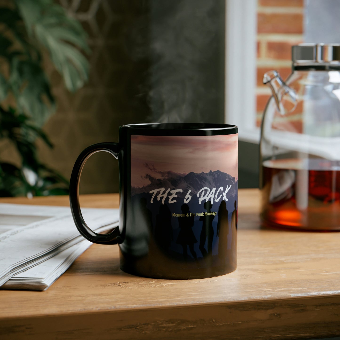 The 6 Pack 11oz Black Mug