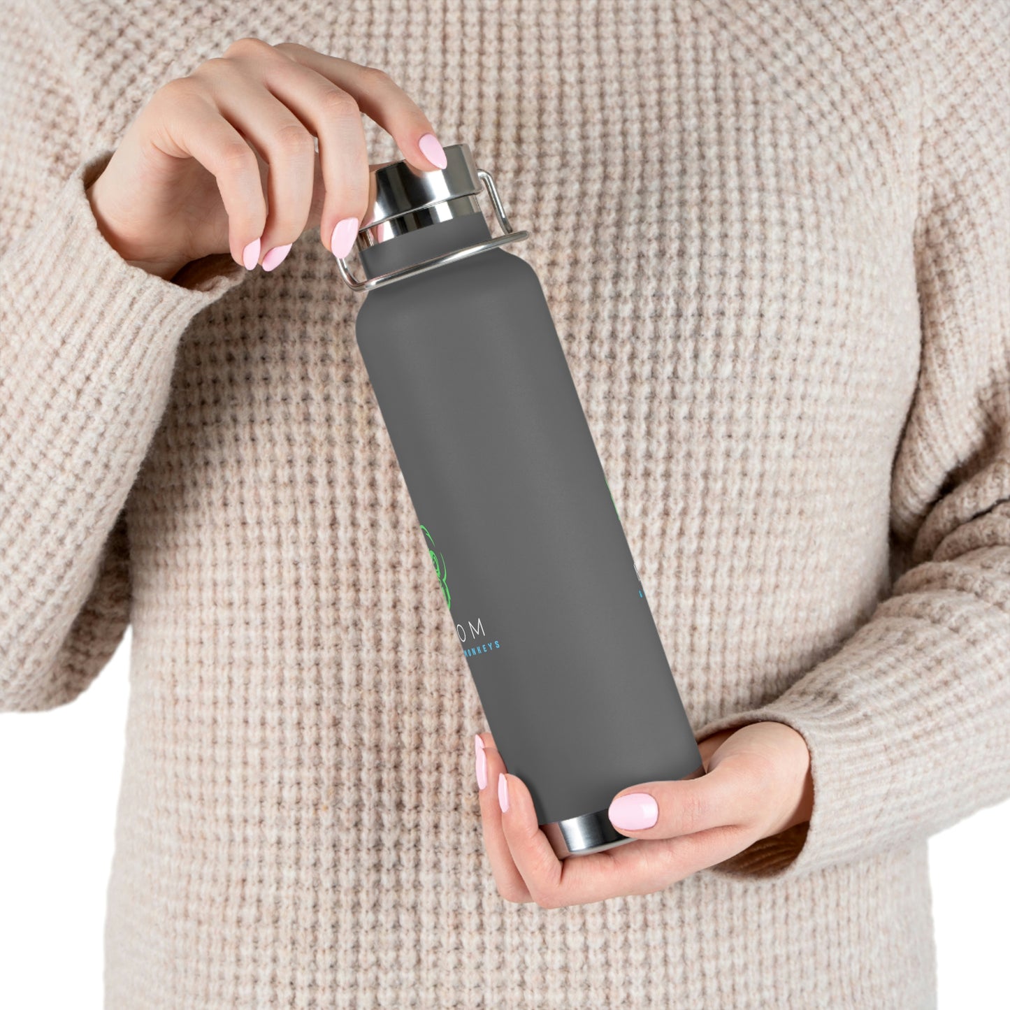 Memom & The Punk Monkeys 22oz Vacuum Insulated Bottle