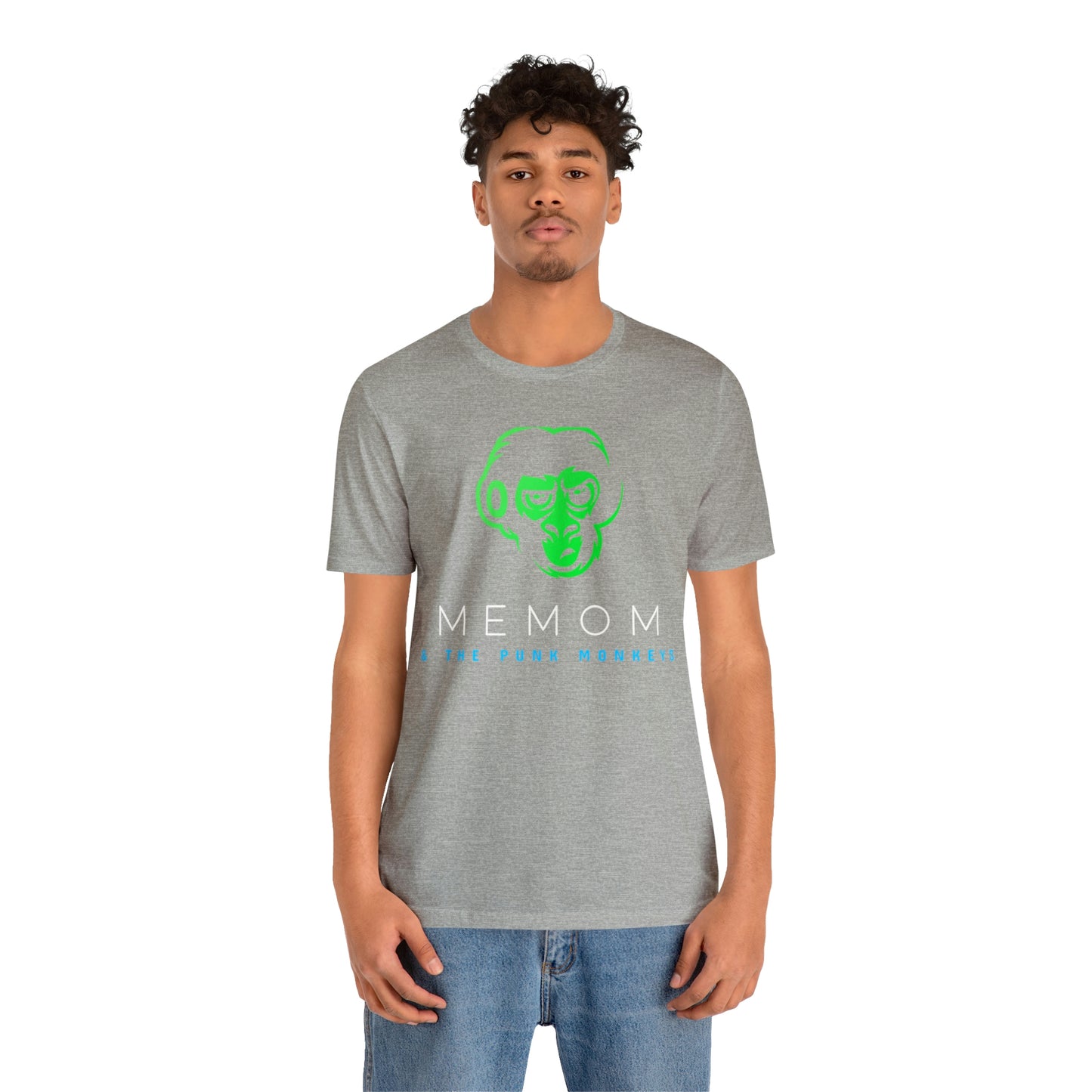 Memom and the Punk Monkeys Logo Unisex Jersey Short Sleeve Tee