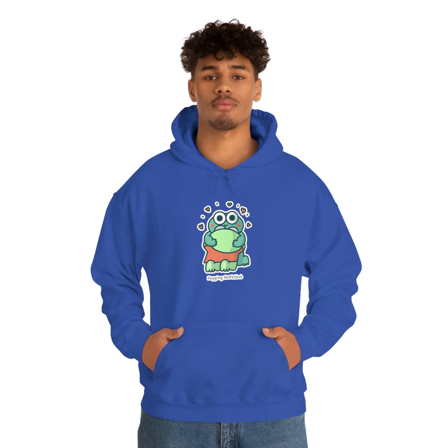 Hugging McPhilbob Unisex Heavy Blend™ Hooded Sweatshirt