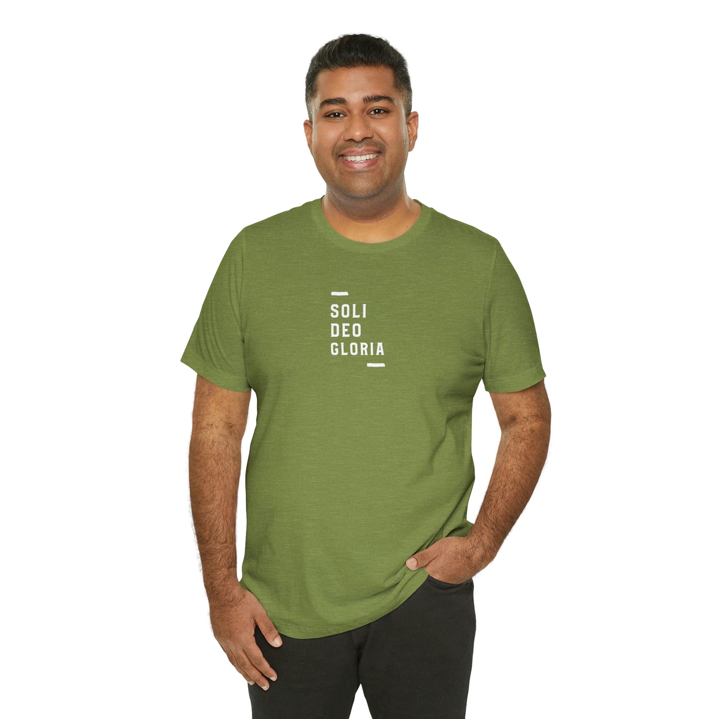 Soli Deo Gloria Simple Classical Unisex Jersey Short Sleeve Tee