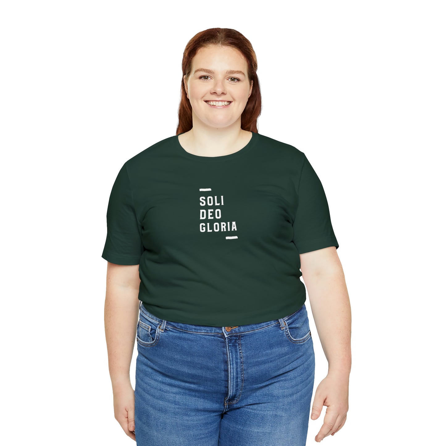 Soli Deo Gloria Simple Classical Unisex Jersey Short Sleeve Tee