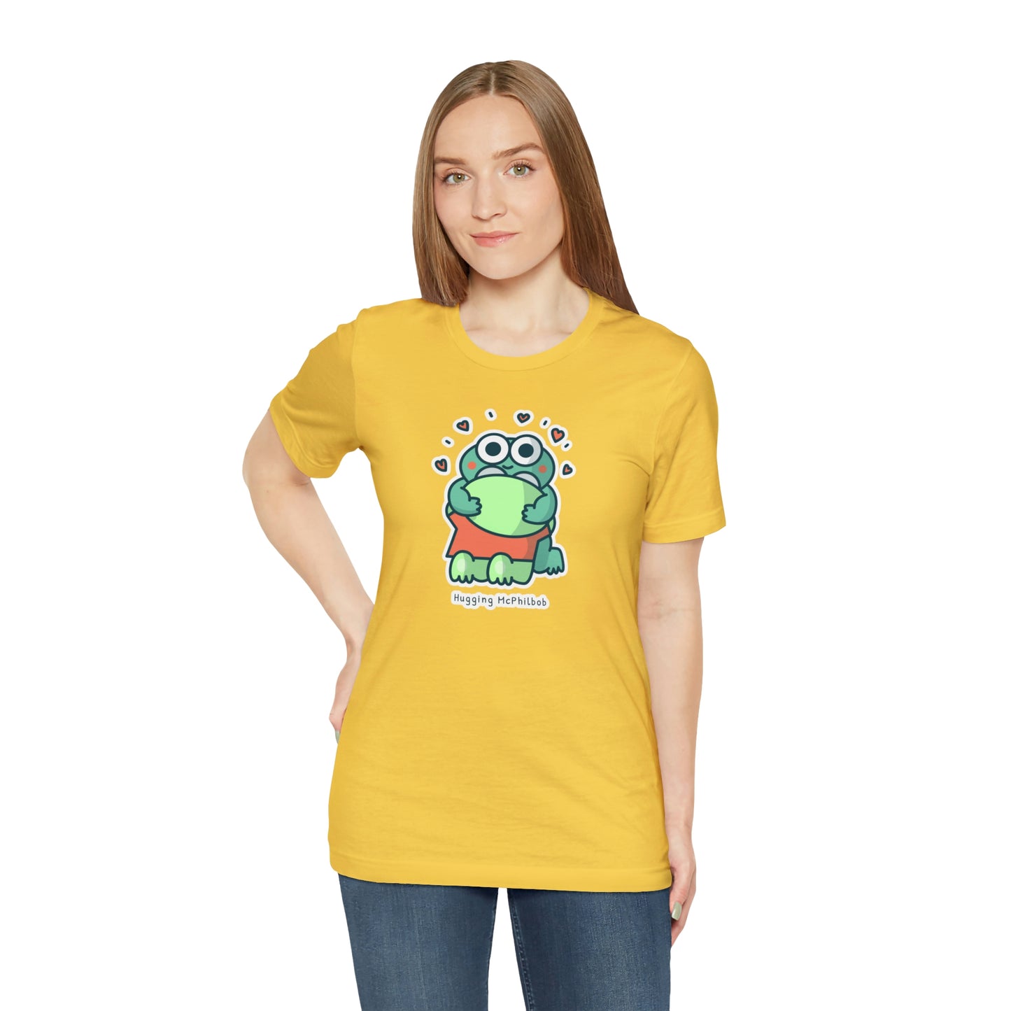 Hugging McPhilbob Unisex Jersey Short Sleeve Tee