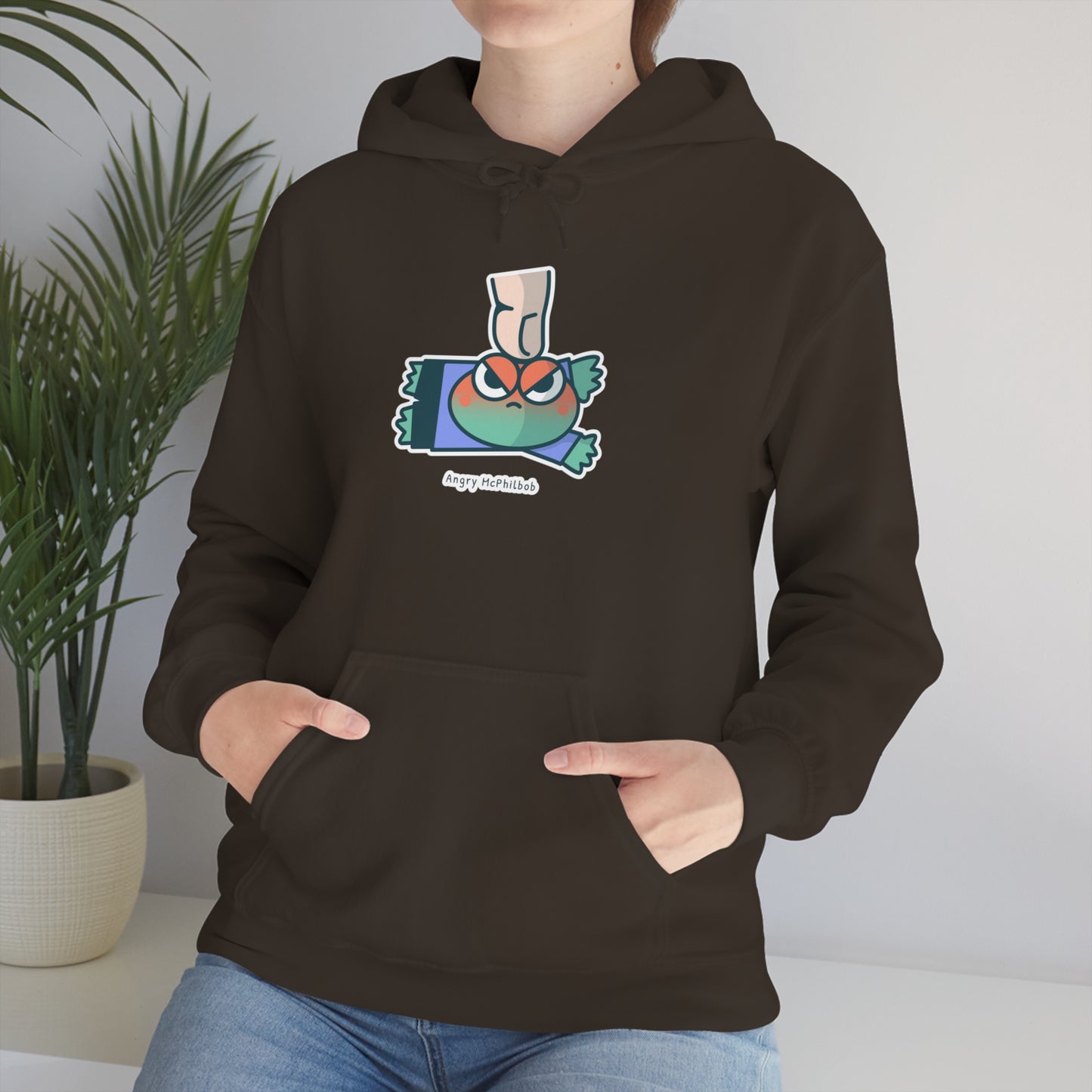 Angry McPhilbob Unisex Heavy Blend™ Hooded Sweatshirt
