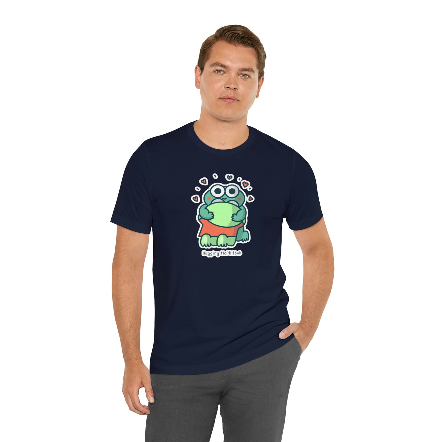 Hugging McPhilbob Unisex Jersey Short Sleeve Tee