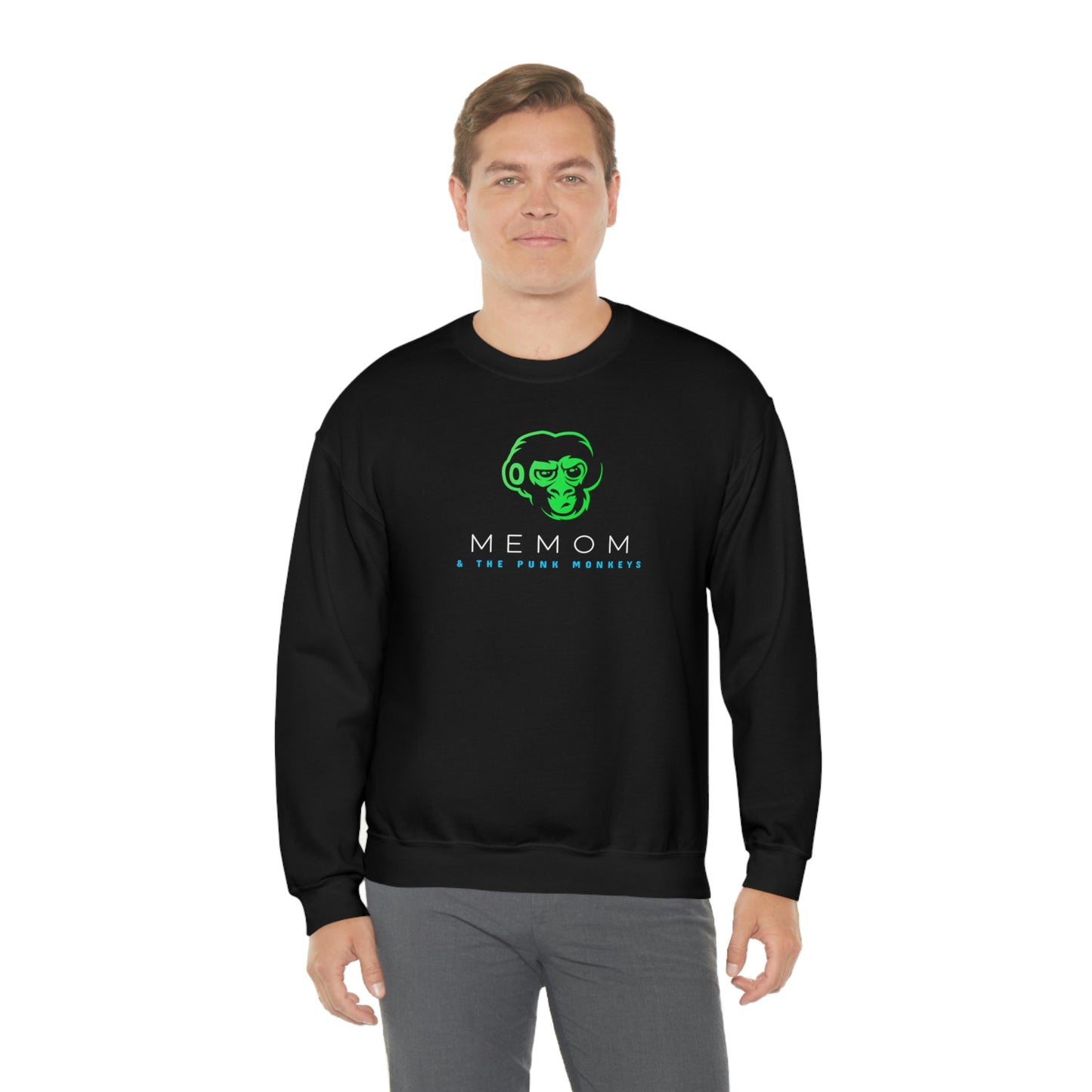 Memom and the Punk Monkeys Unisex Heavy Blend™ Crewneck Sweatshirt