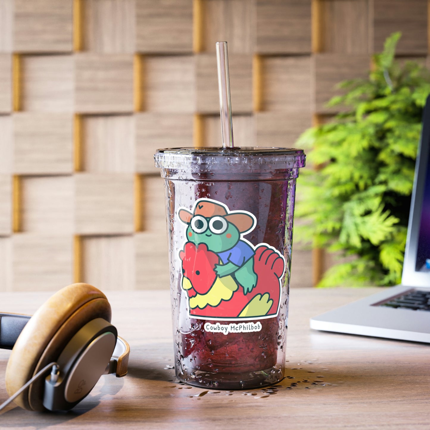 Cowboy McPhilbob Suave Acrylic Cup