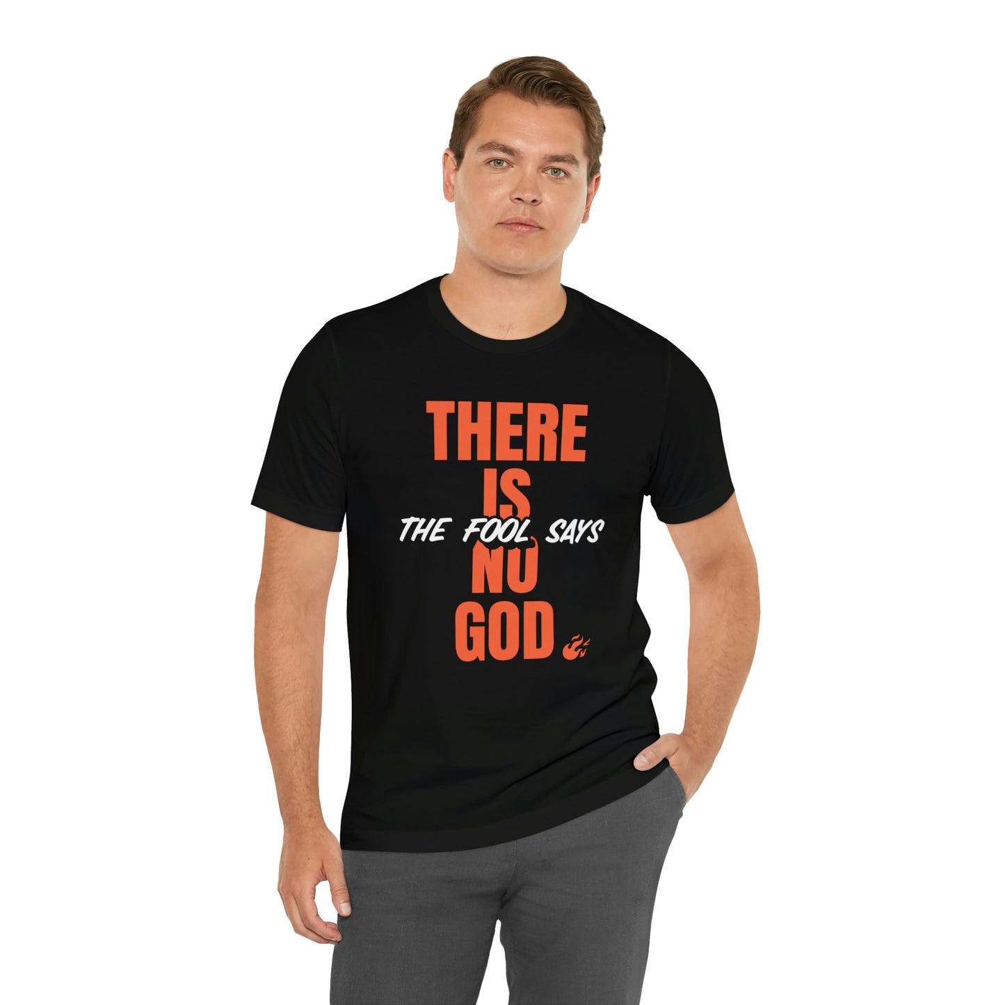 The Fool Says Unisex Jersey Short Sleeve Tee