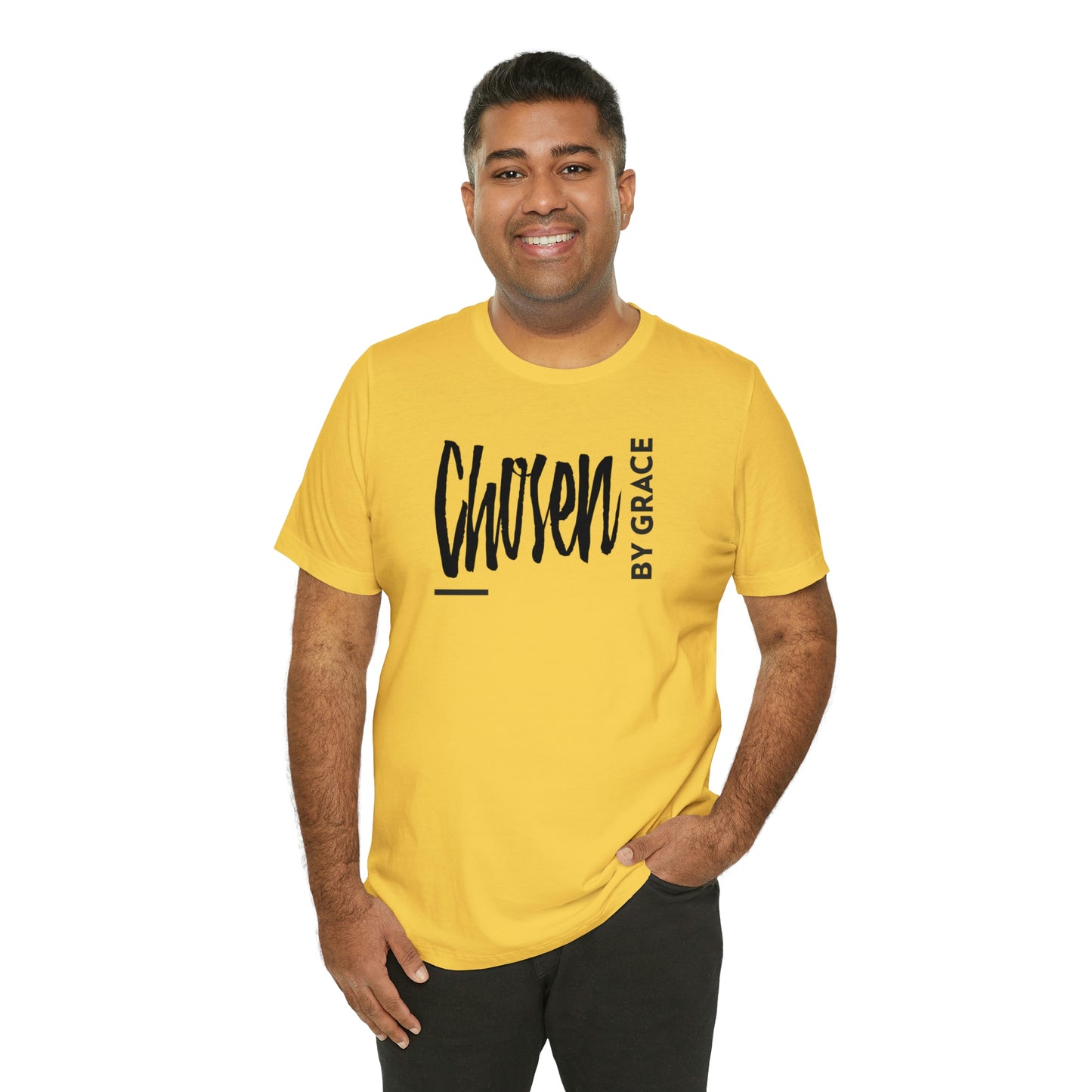Chosen By Grace Sideways Unisex Jersey Short Sleeve Tee