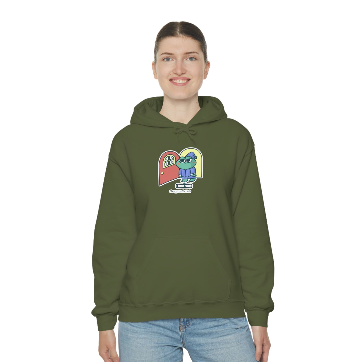 Sleepy McPhilbob Unisex Heavy Blend™ Hooded Sweatshirt