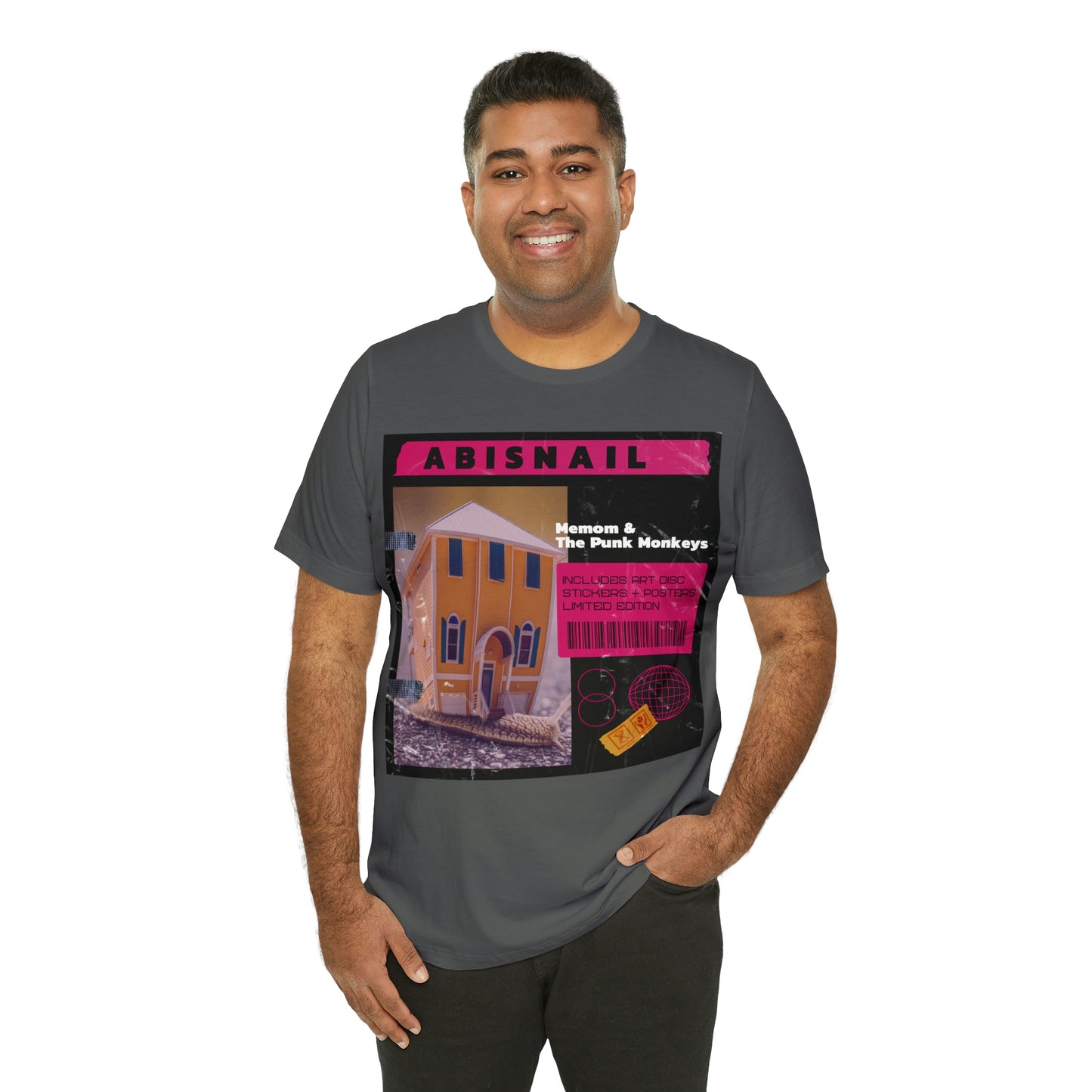 Abisnail Unisex Jersey Short Sleeve Tee