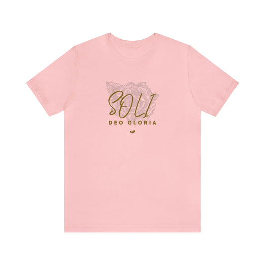 Soli Deo Gloria Rose Unisex Jersey Short Sleeve Tee