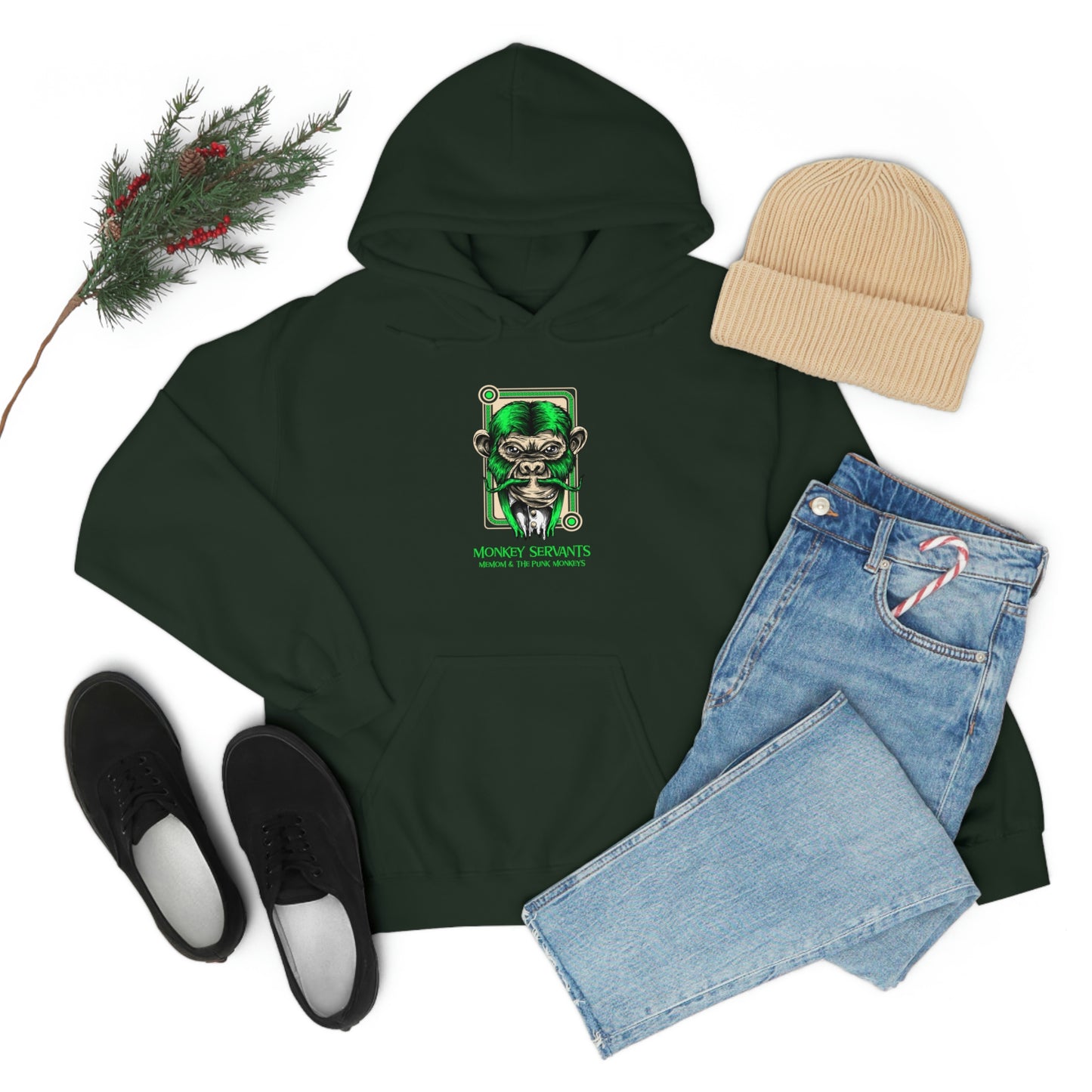 Monkey Servants Unisex Heavy Blend™ Hooded Sweatshirt