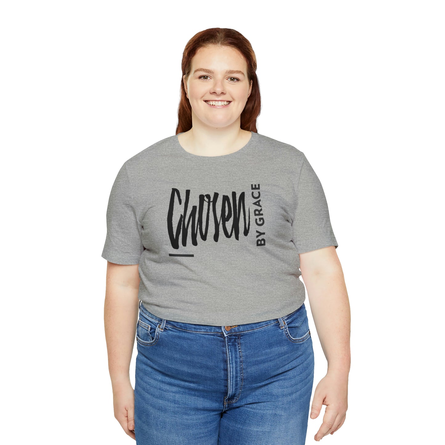 Chosen By Grace Sideways Unisex Jersey Short Sleeve Tee