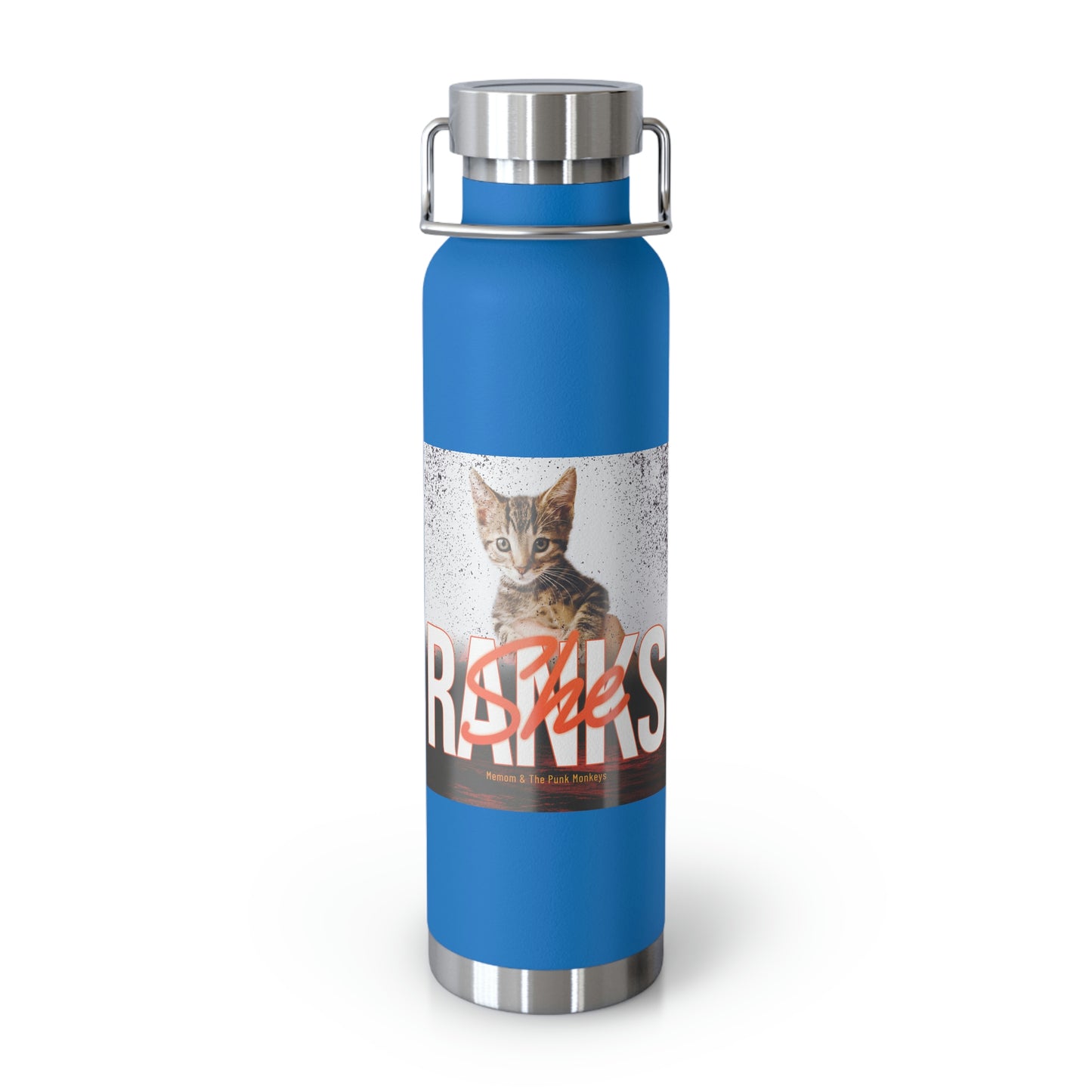 She Ranks Copper Vacuum Insulated Bottle, 22oz