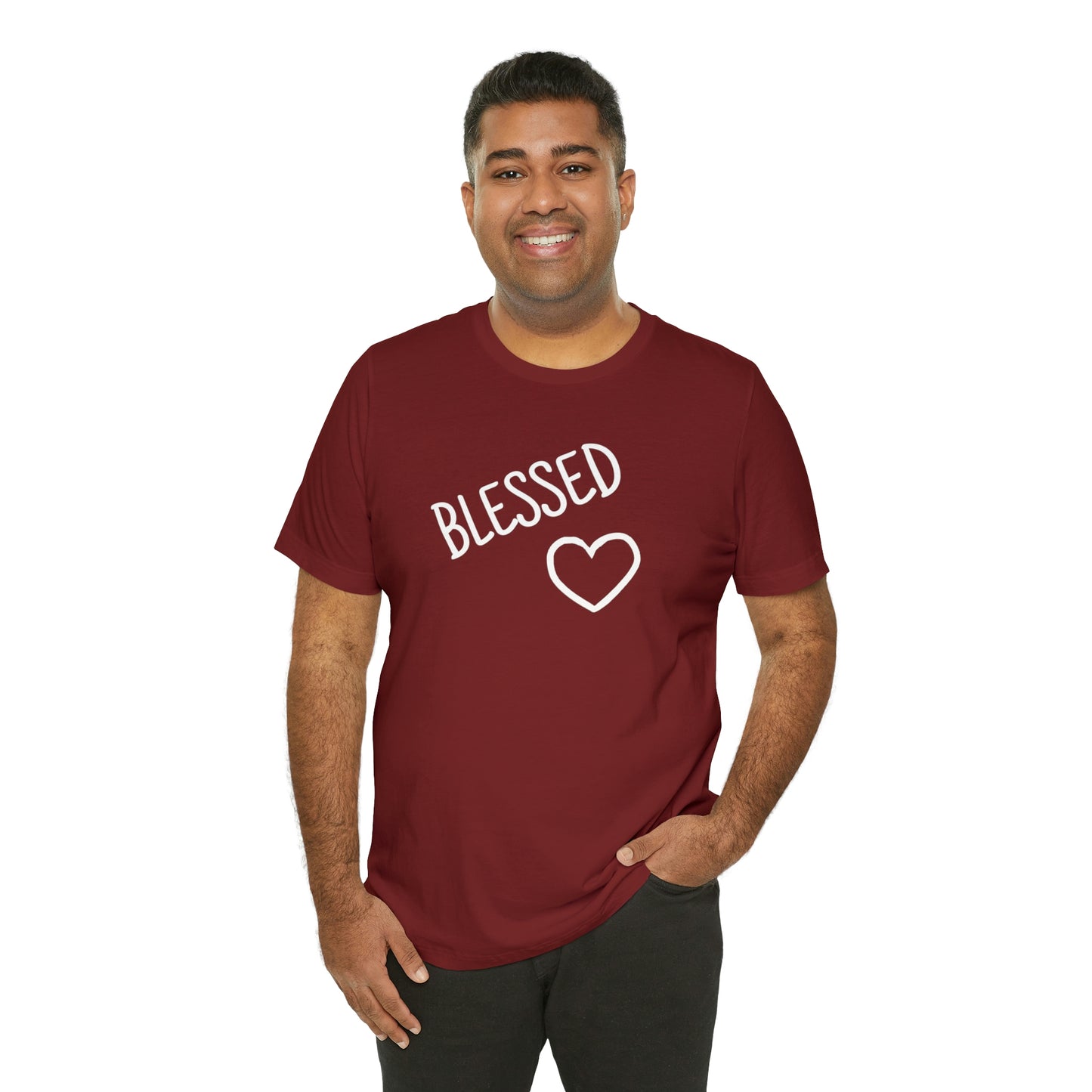 Blessed Heart Unisex Jersey Short Sleeve Tee