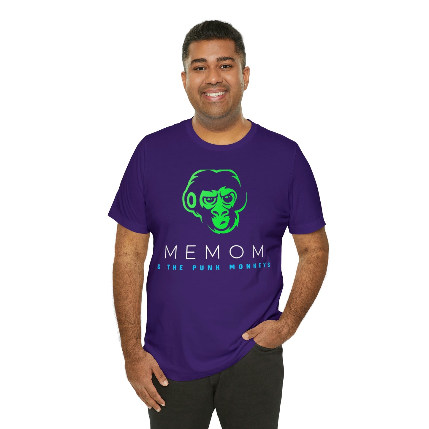 Memom and the Punk Monkeys Logo Unisex Jersey Short Sleeve Tee