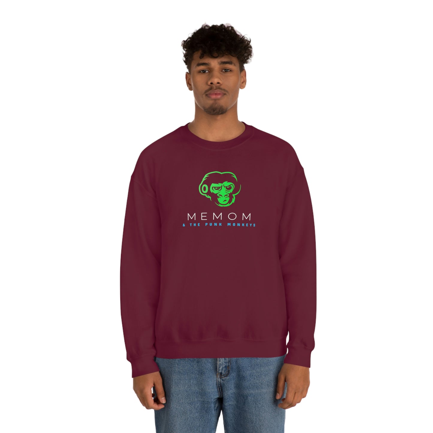 Memom and the Punk Monkeys Unisex Heavy Blend™ Crewneck Sweatshirt