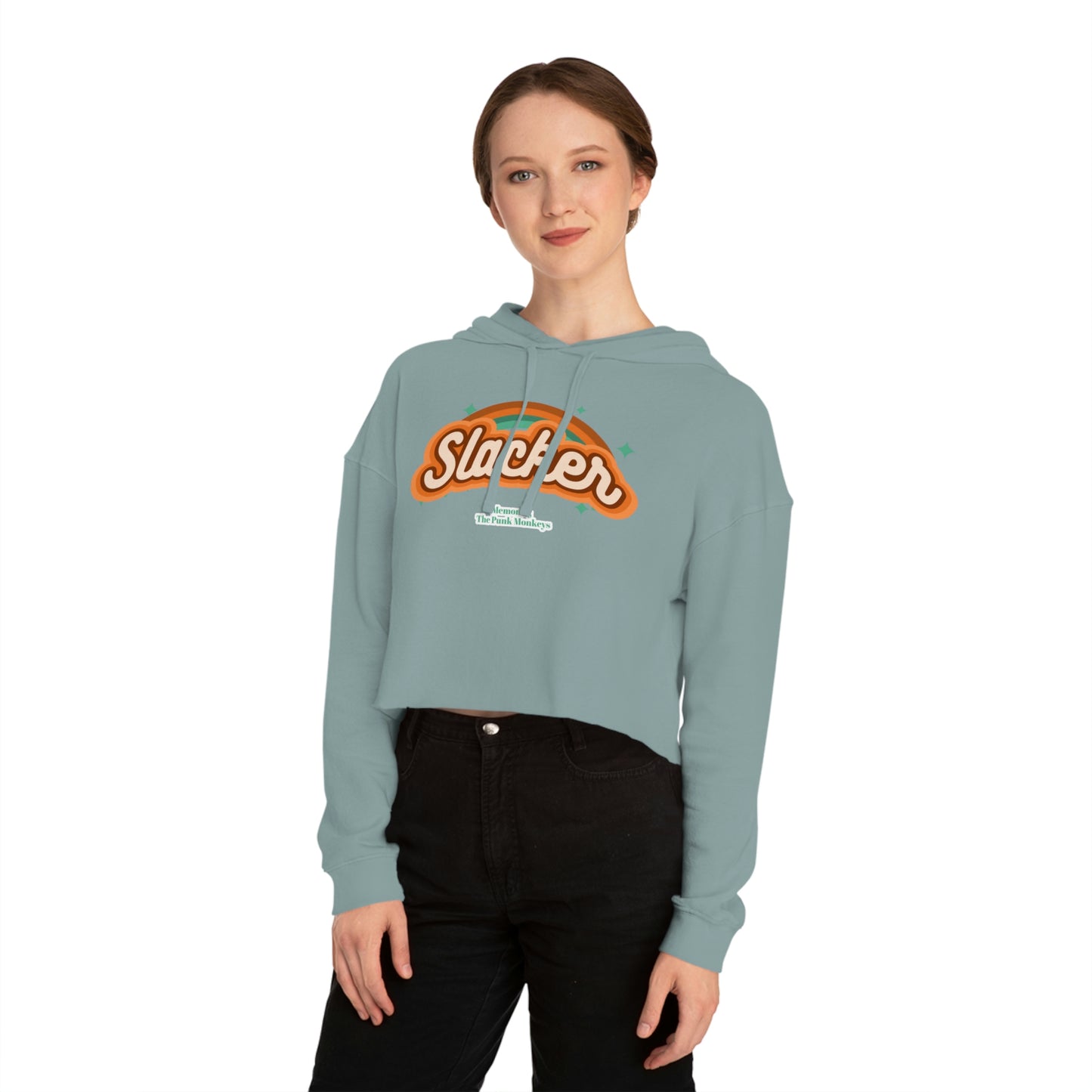 Slacker Women’s Cropped Hooded Sweatshirt