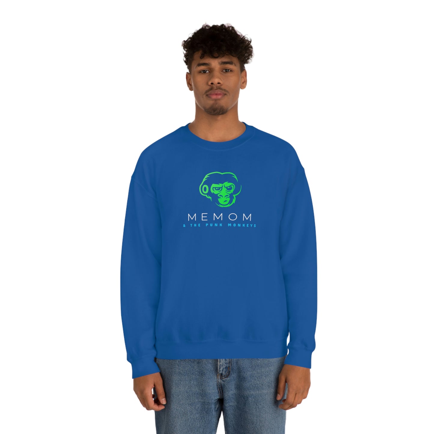 Memom and the Punk Monkeys Unisex Heavy Blend™ Crewneck Sweatshirt