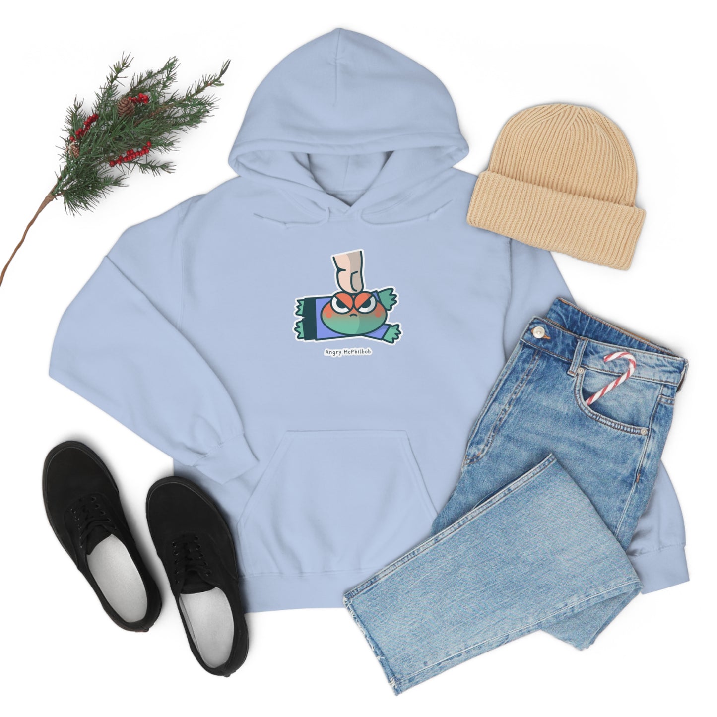 Angry McPhilbob Unisex Heavy Blend™ Hooded Sweatshirt
