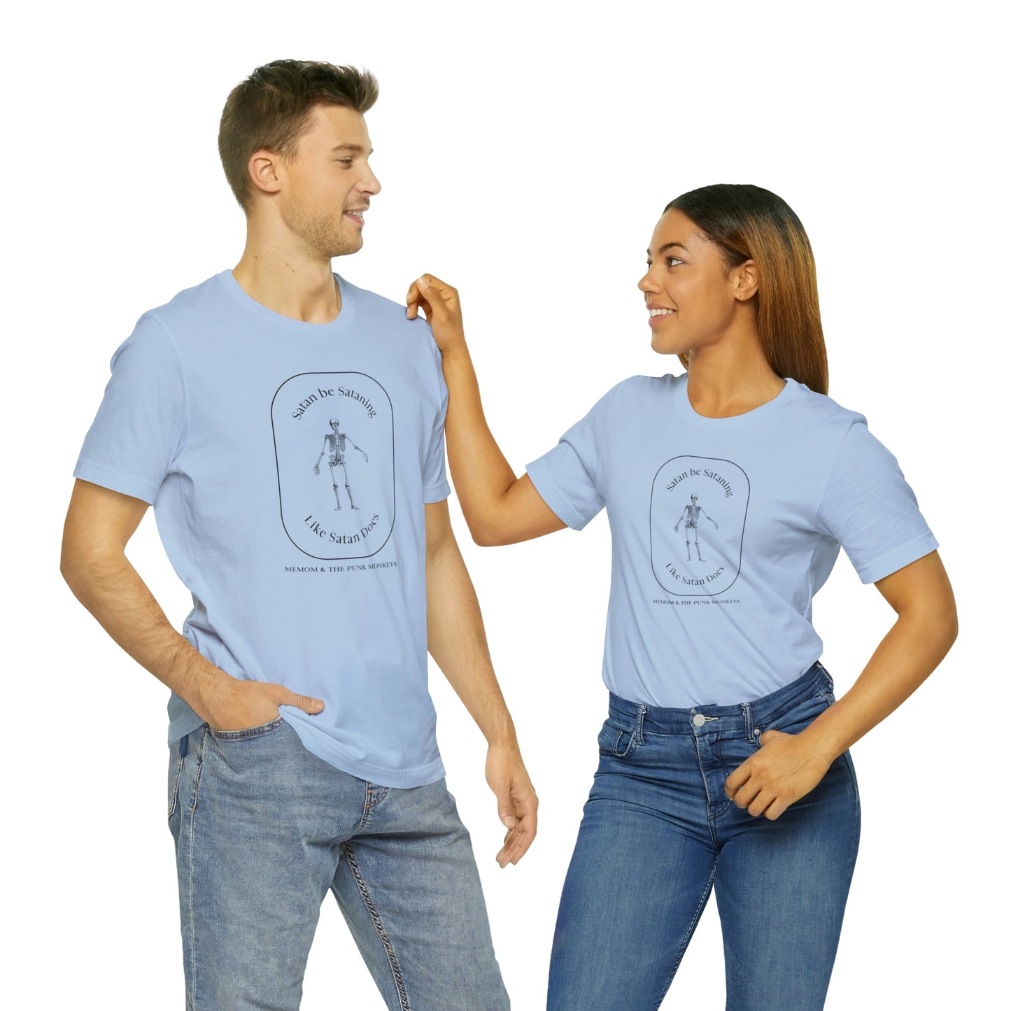 Satan Be Sataning Like Satan Does, Unisex Jersey Short Sleeve Tee