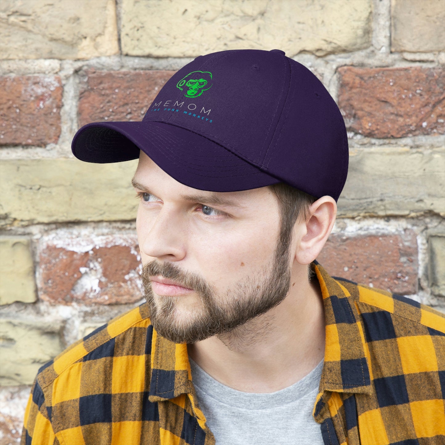 Memom & The Punk Monkeys Unisex Twill Hat
