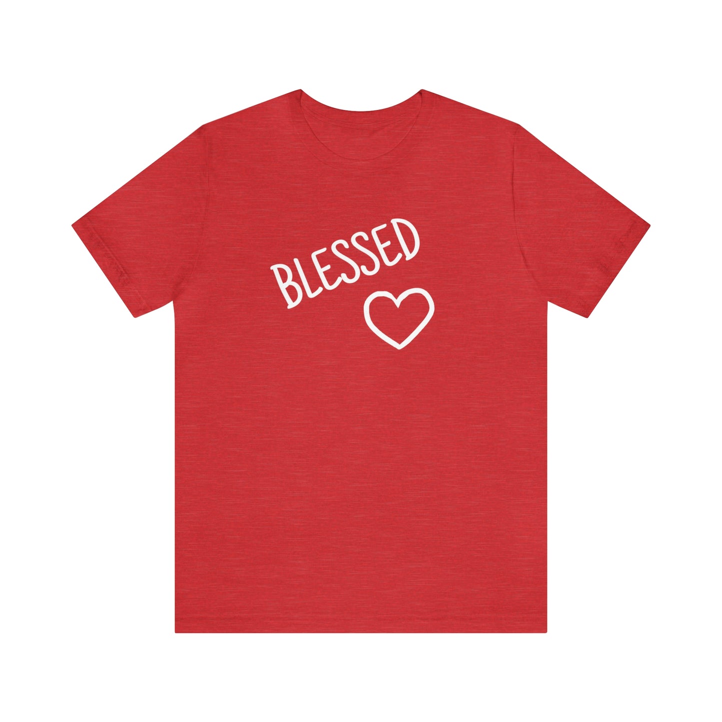 Blessed Heart Unisex Jersey Short Sleeve Tee