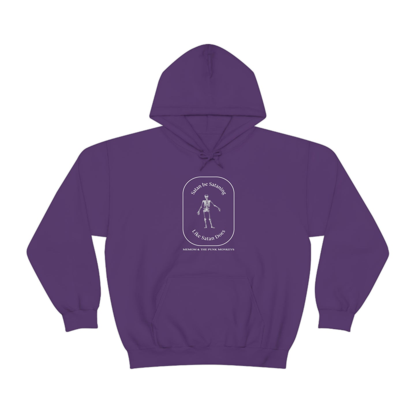 Satan Be Sataning Like Satan Does Unisex Heavy Blend™ Hooded Sweatshirt