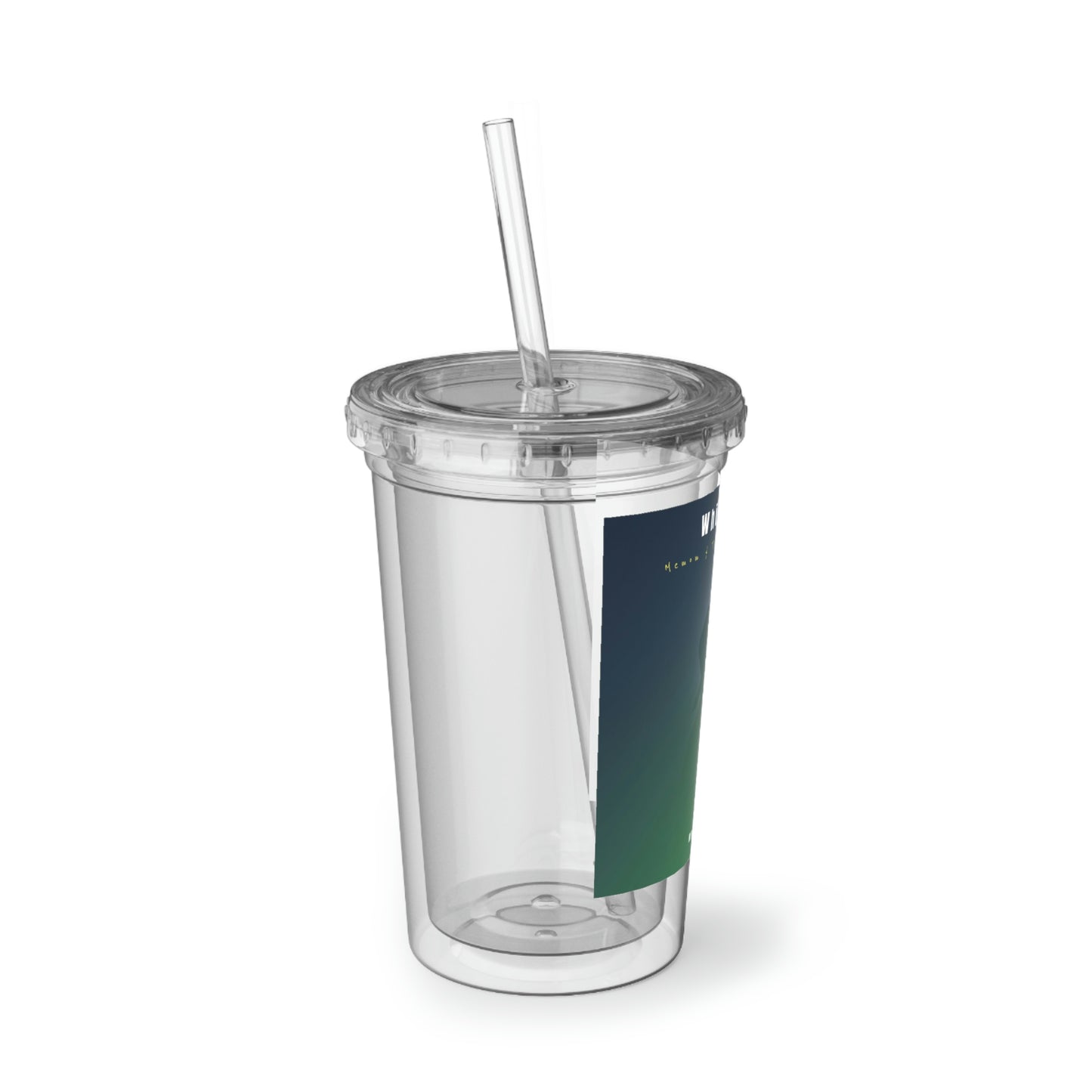 White Eyes Suave Acrylic Cup