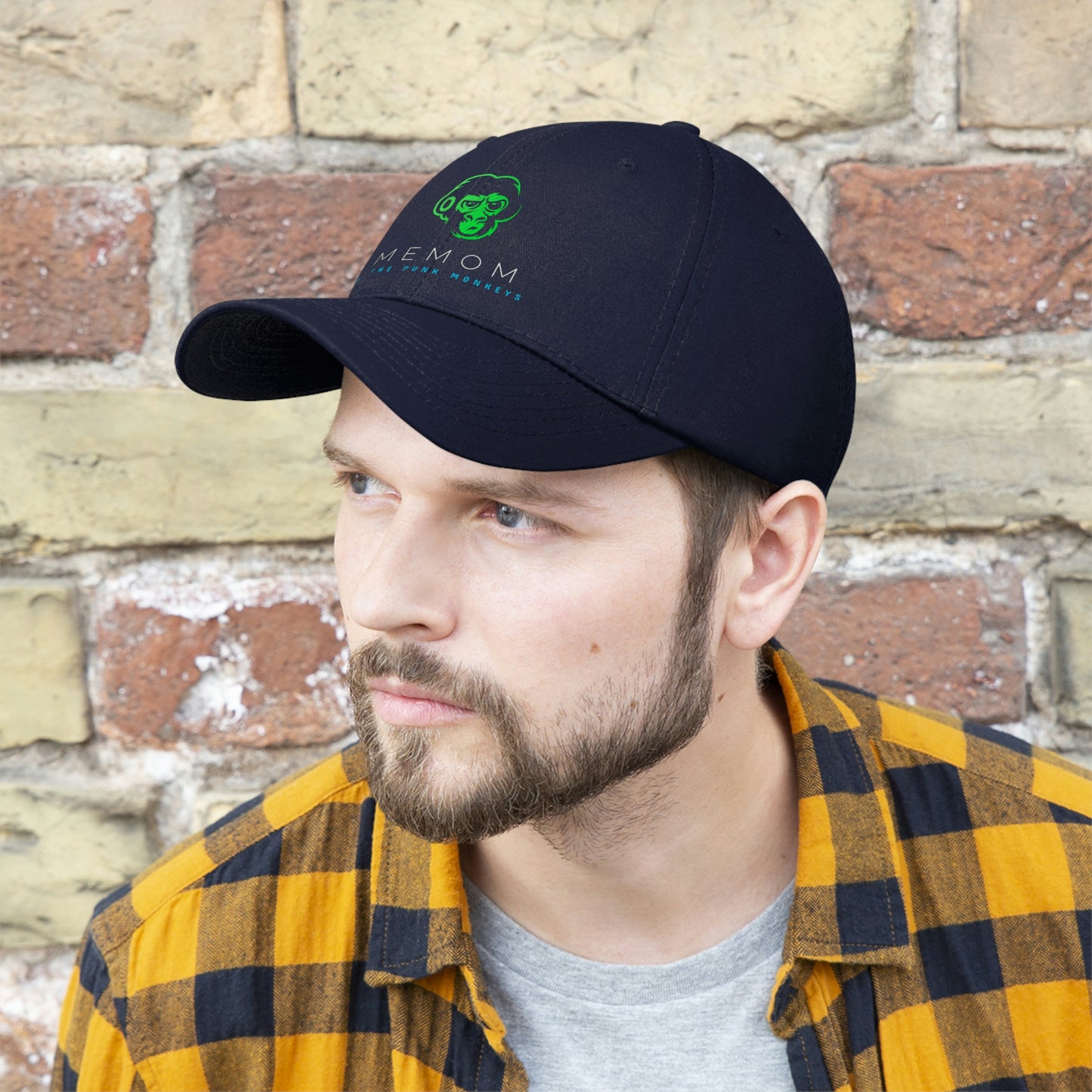 Memom & The Punk Monkeys Unisex Twill Hat