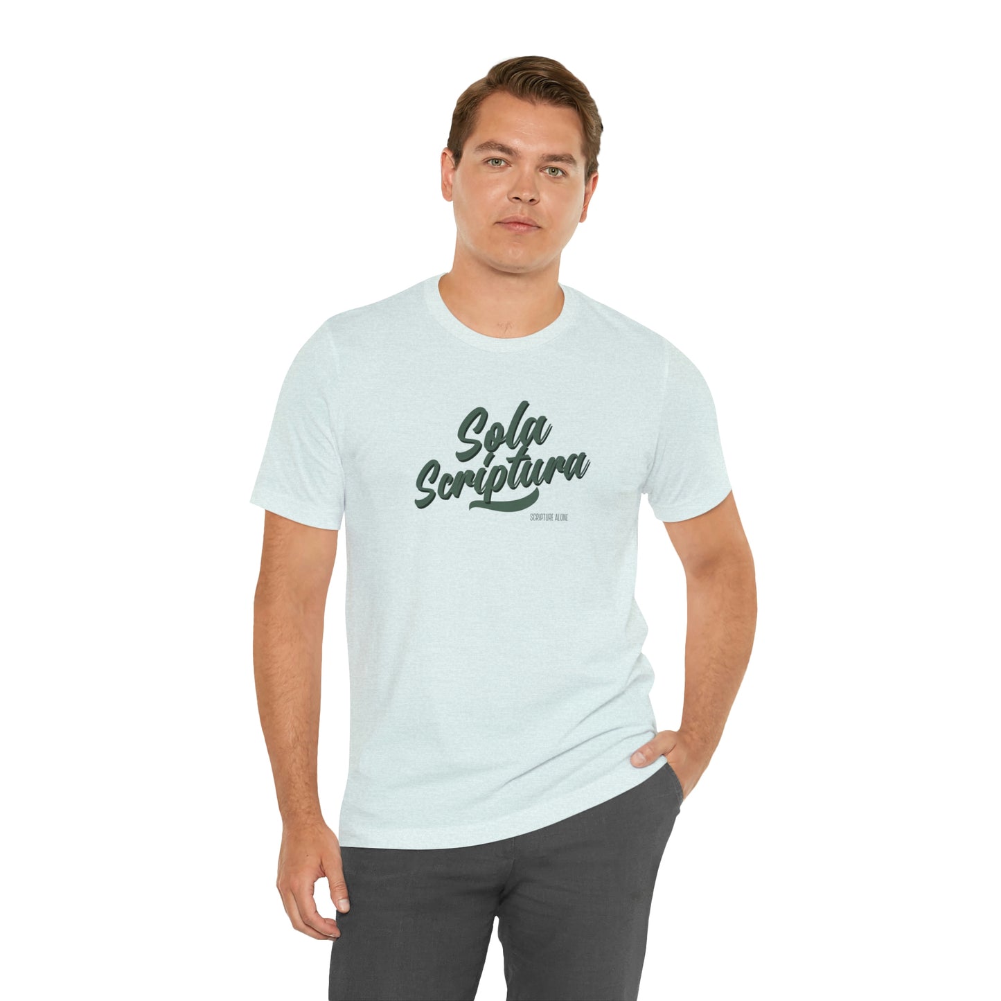 Sola Scriptura Unisex Jersey Short Sleeve Tee