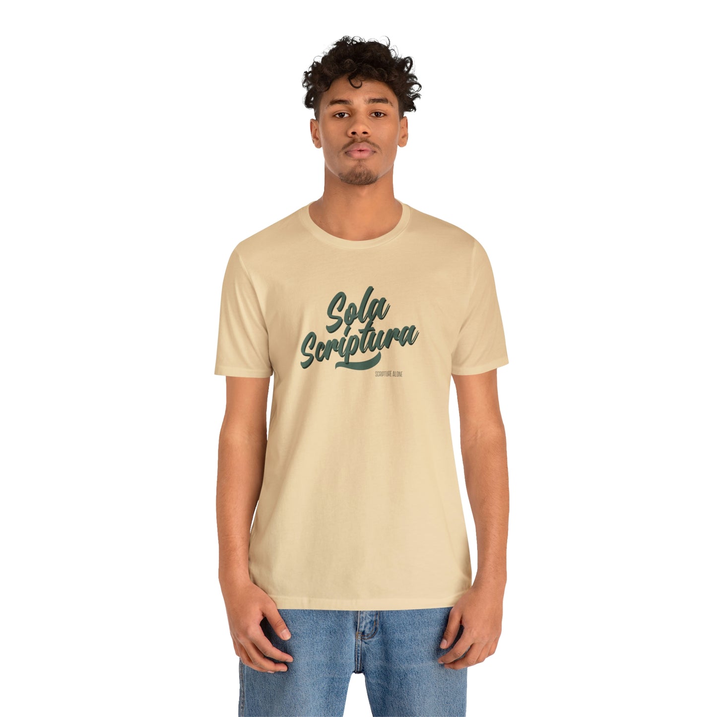 Sola Scriptura Unisex Jersey Short Sleeve Tee