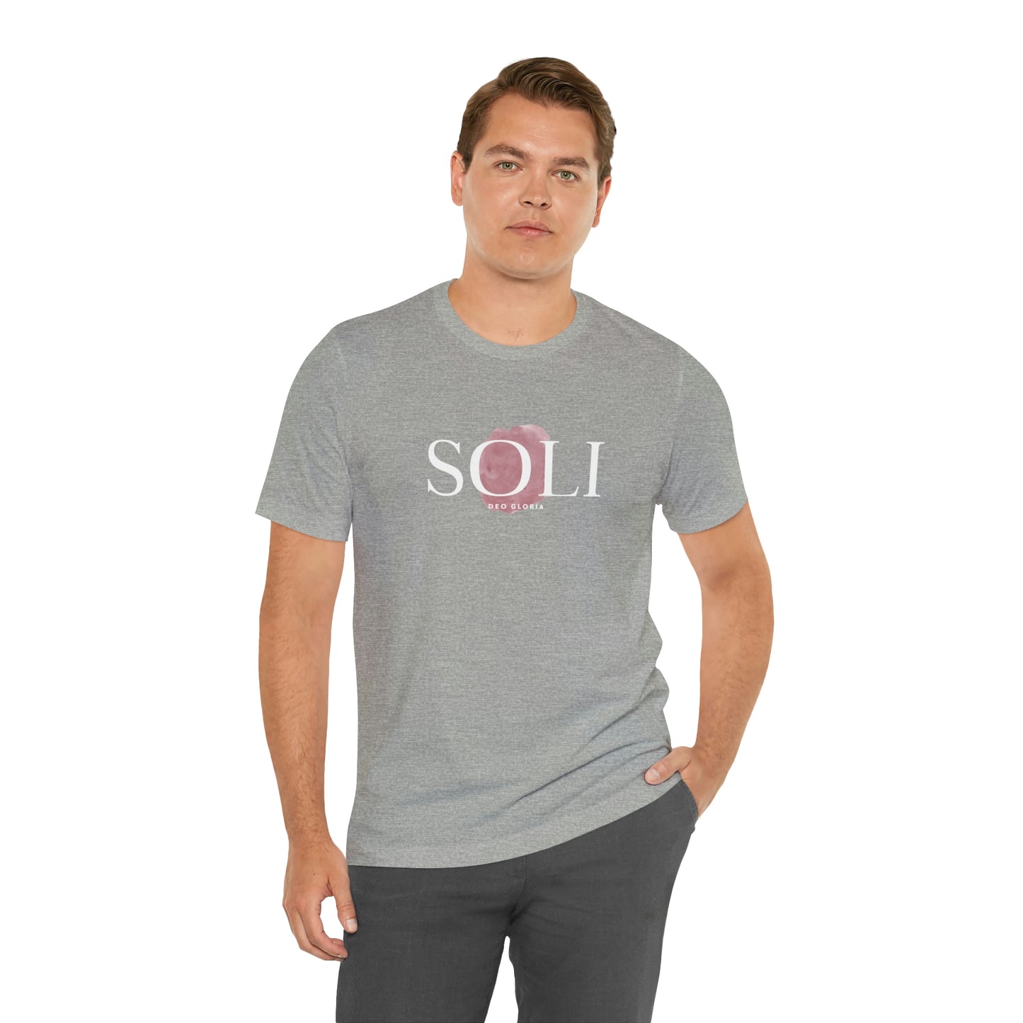 Soli Deo Gloria Paintbrush Unisex Jersey Short Sleeve Tee