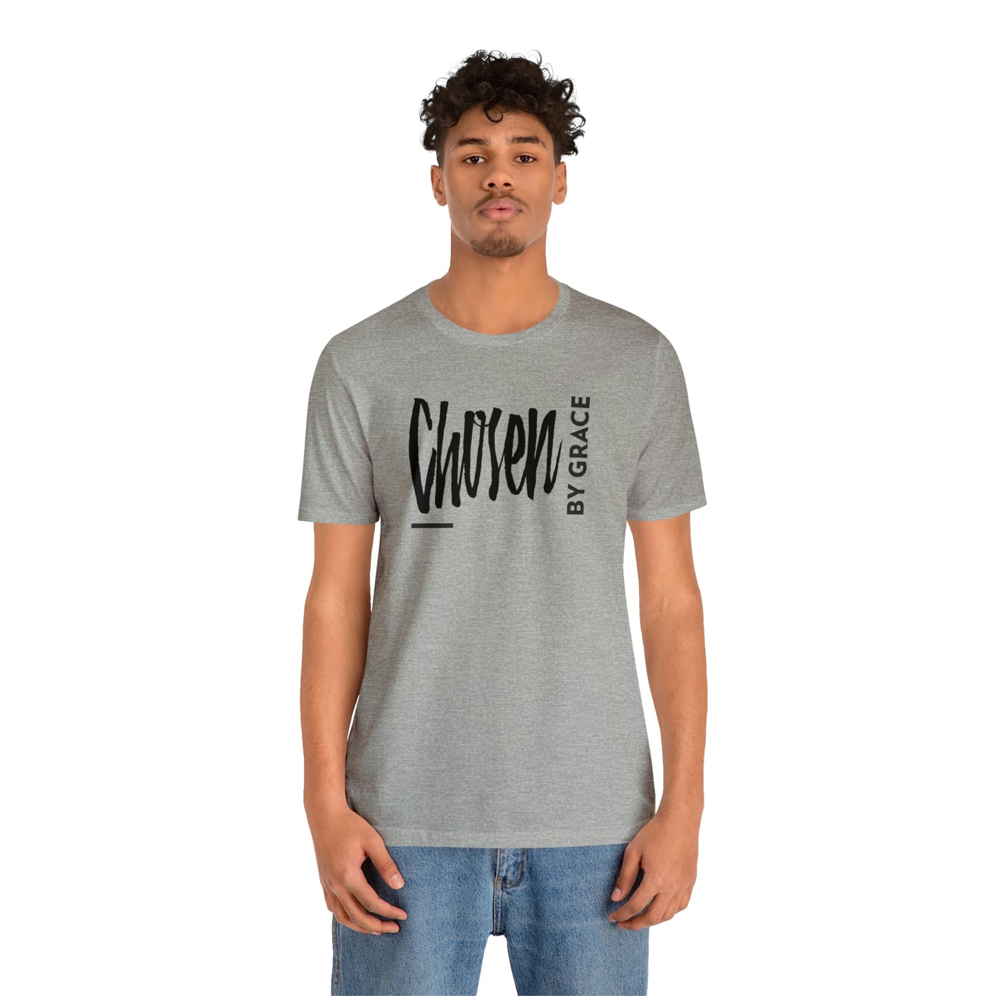 Chosen By Grace Sideways Unisex Jersey Short Sleeve Tee