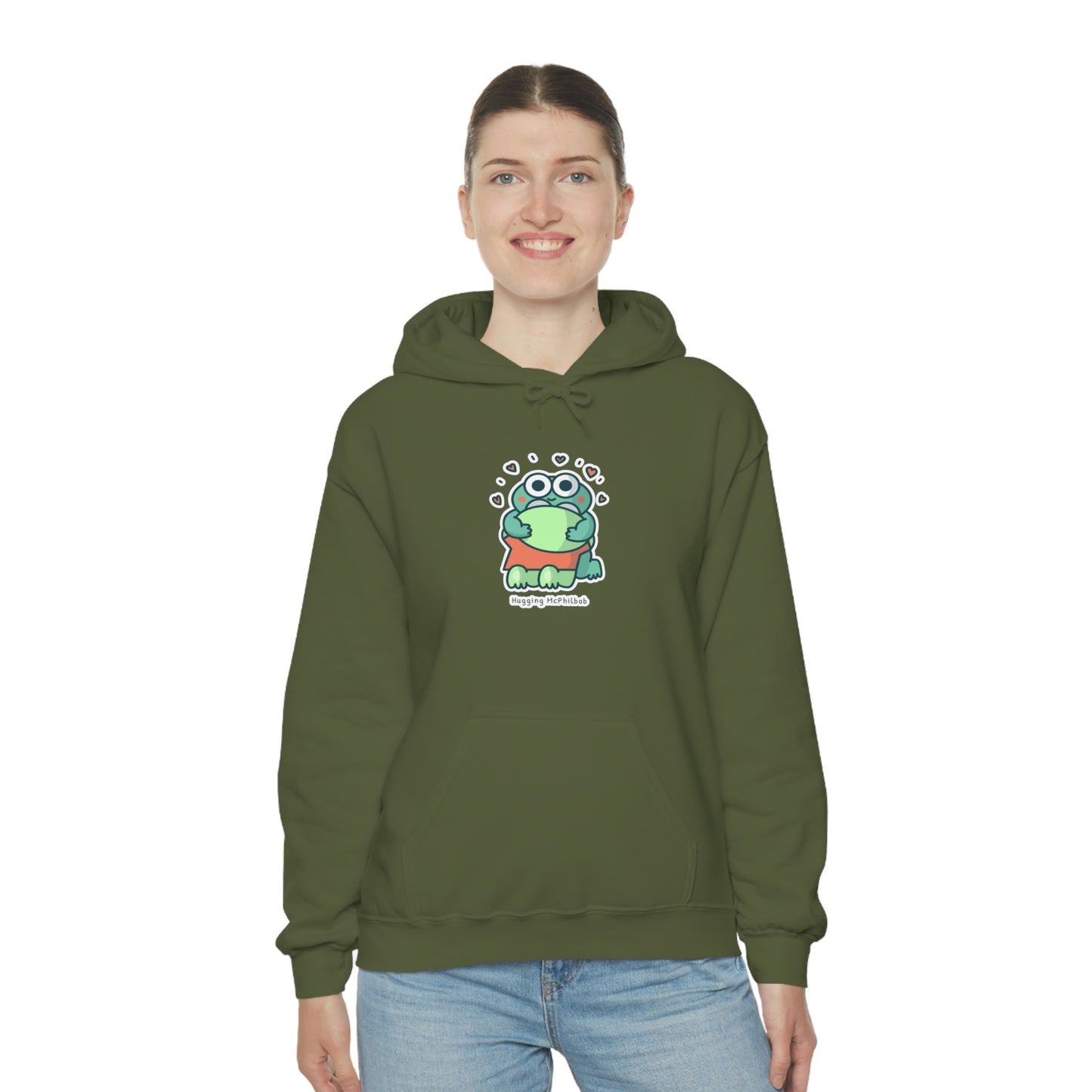 Hugging McPhilbob Unisex Heavy Blend™ Hooded Sweatshirt