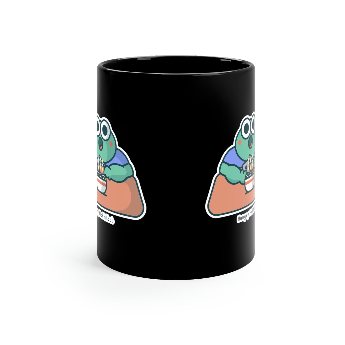 Hungry McPhilbob 11oz Black Mug