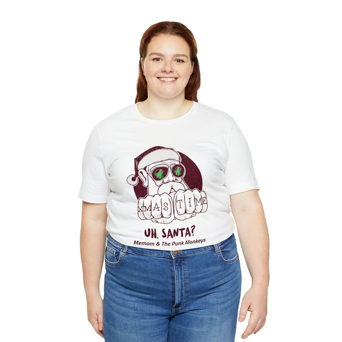 Uh, Santa? Unisex Jersey Short Sleeve Tee