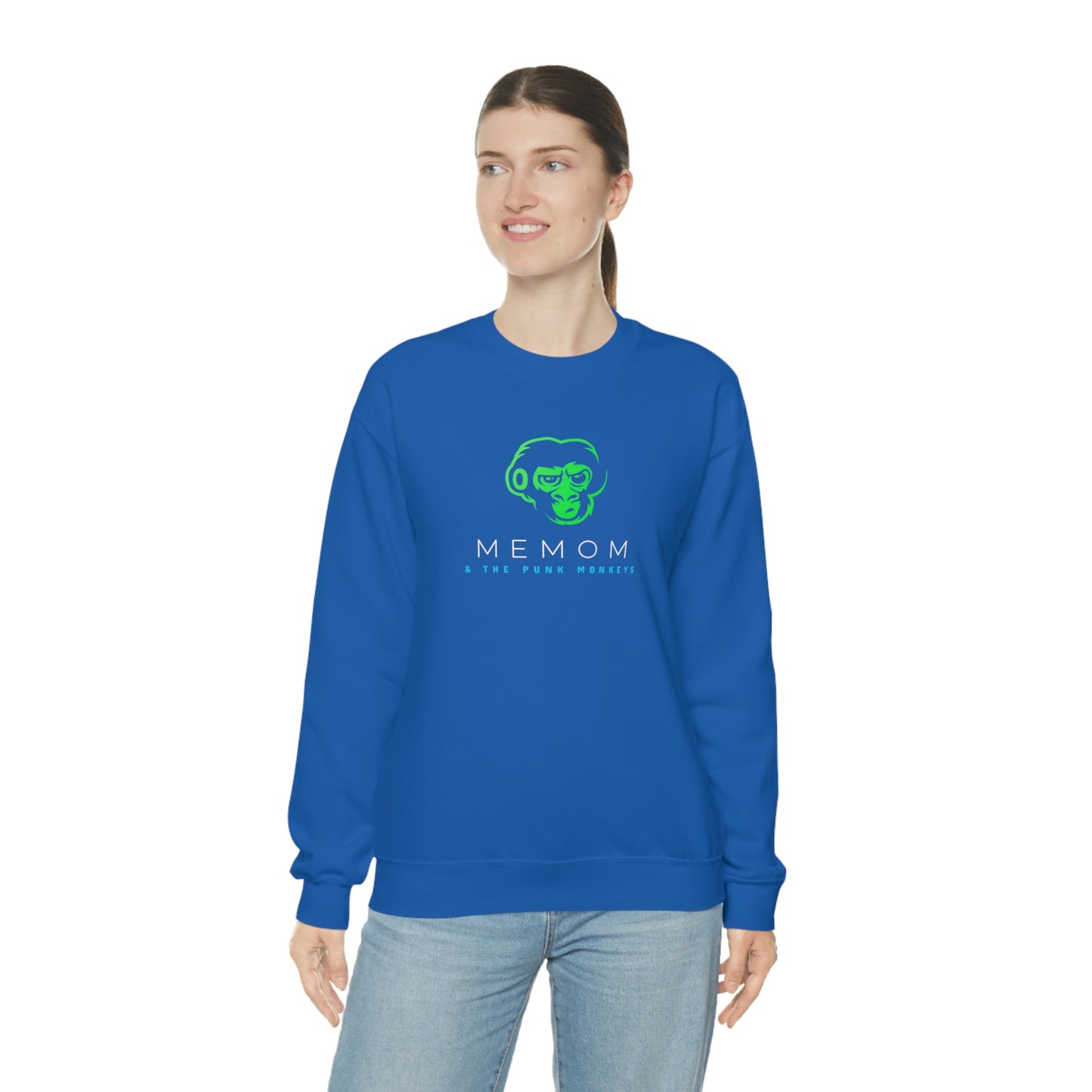 Memom and the Punk Monkeys Unisex Heavy Blend™ Crewneck Sweatshirt