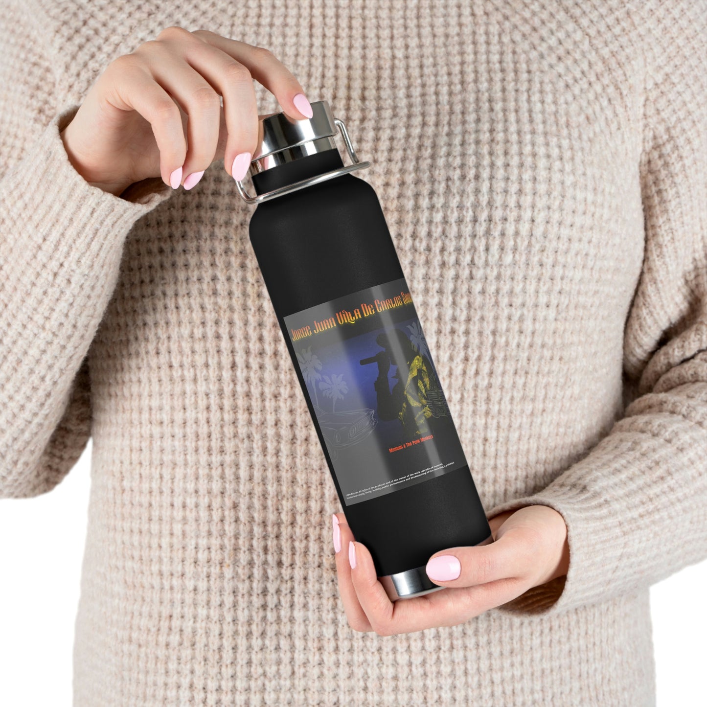Jorge Juan Villa De Carlos Sanchez 22oz Vacuum Insulated Bottle
