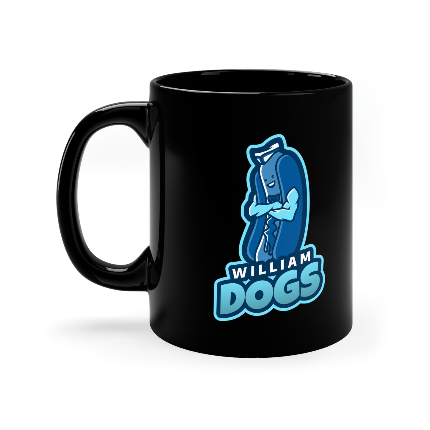William Dog's 11oz Black Mug