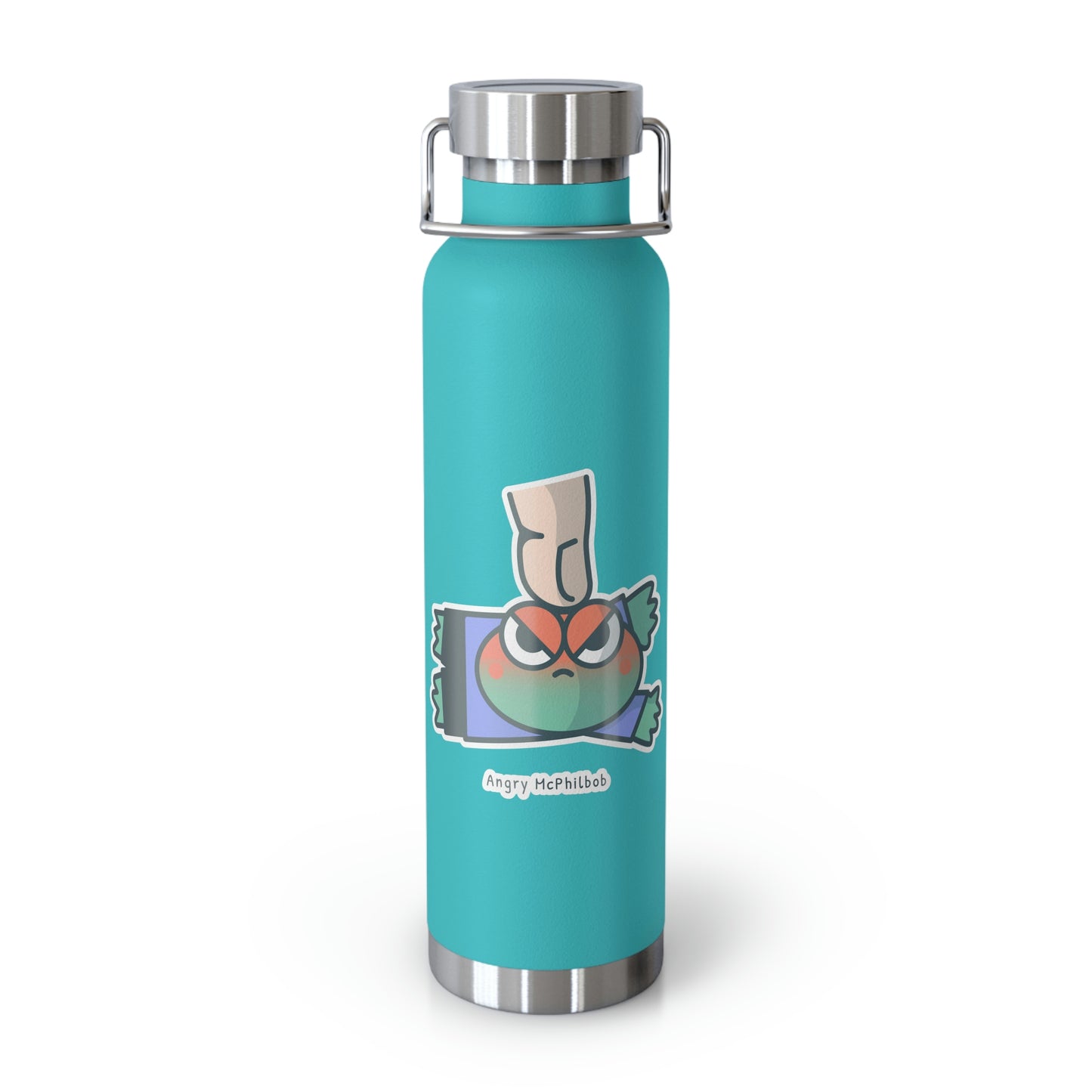 Angry McPhilbob Copper Vacuum Insulated Bottle, 22oz