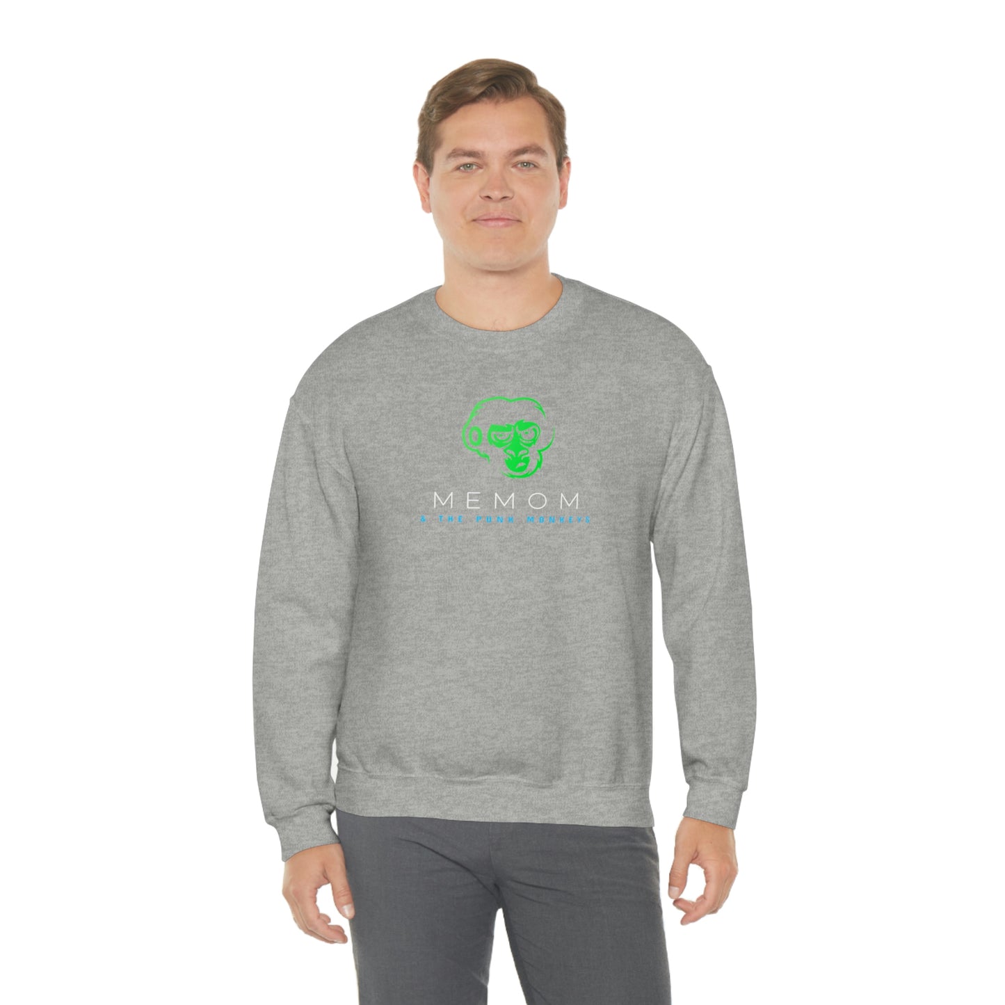 Memom and the Punk Monkeys Unisex Heavy Blend™ Crewneck Sweatshirt